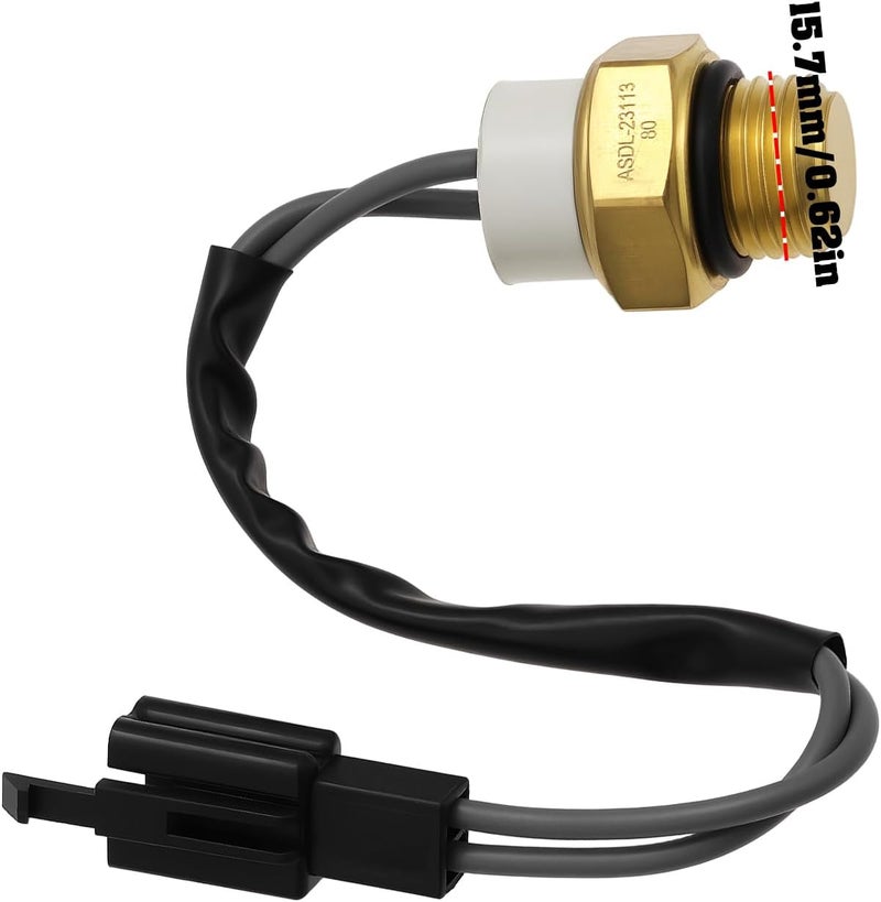 SING F LTD Motorcycle Radiator Cooling Fan Switch 17680-45D00 Compatible with Suzuki VZ 800 Marauder 1997-2003, 17680-48E00 - Image 4